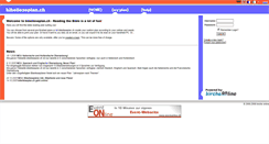 Desktop Screenshot of bibelleseplan.ch